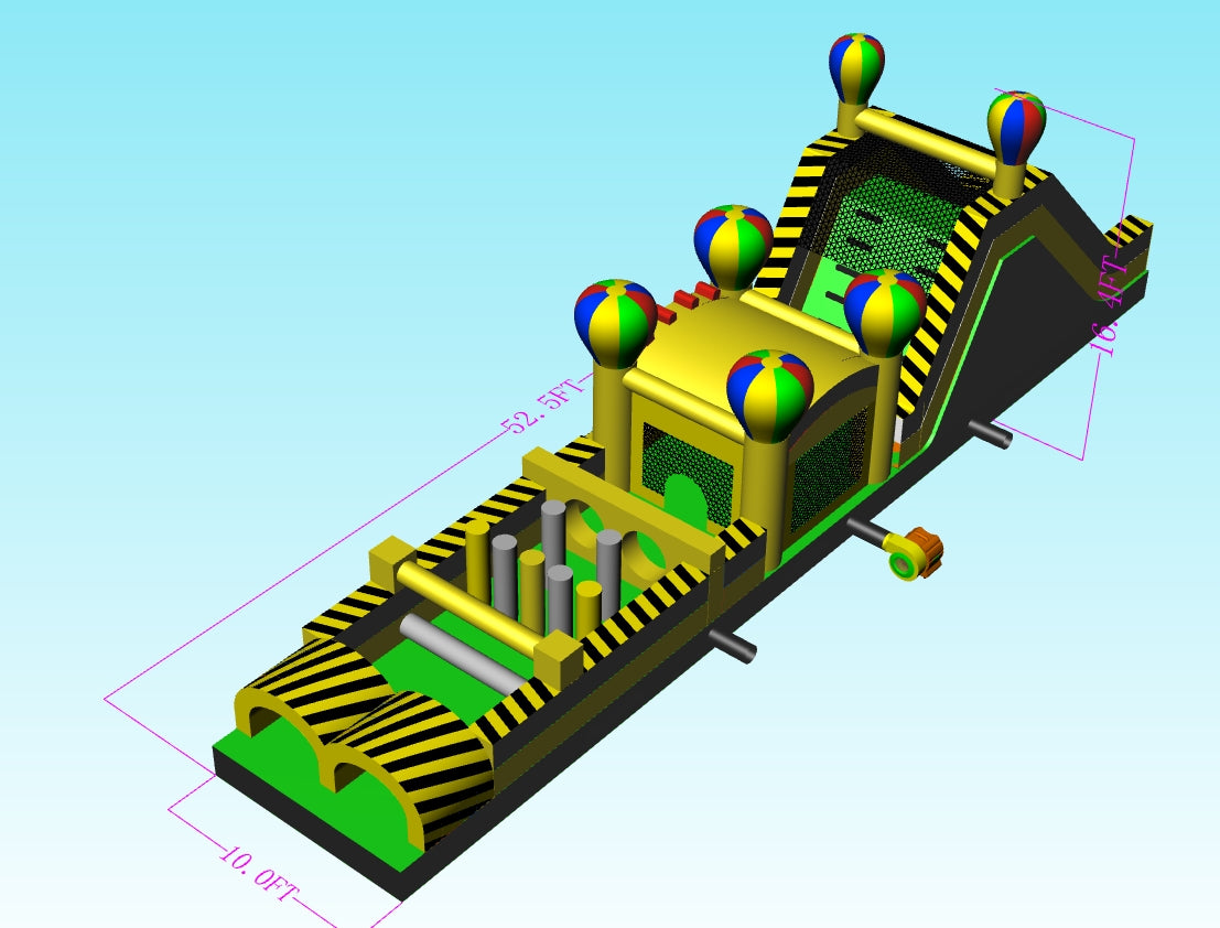 LE méga parcours Toxic 53 Pieds (nouvelle arrivage) disponible à partir 19 juin 2025)