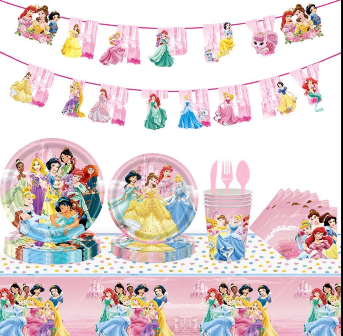 Vaisselle et décorations: princesses de Disney - Air 2 jeux Badaboum