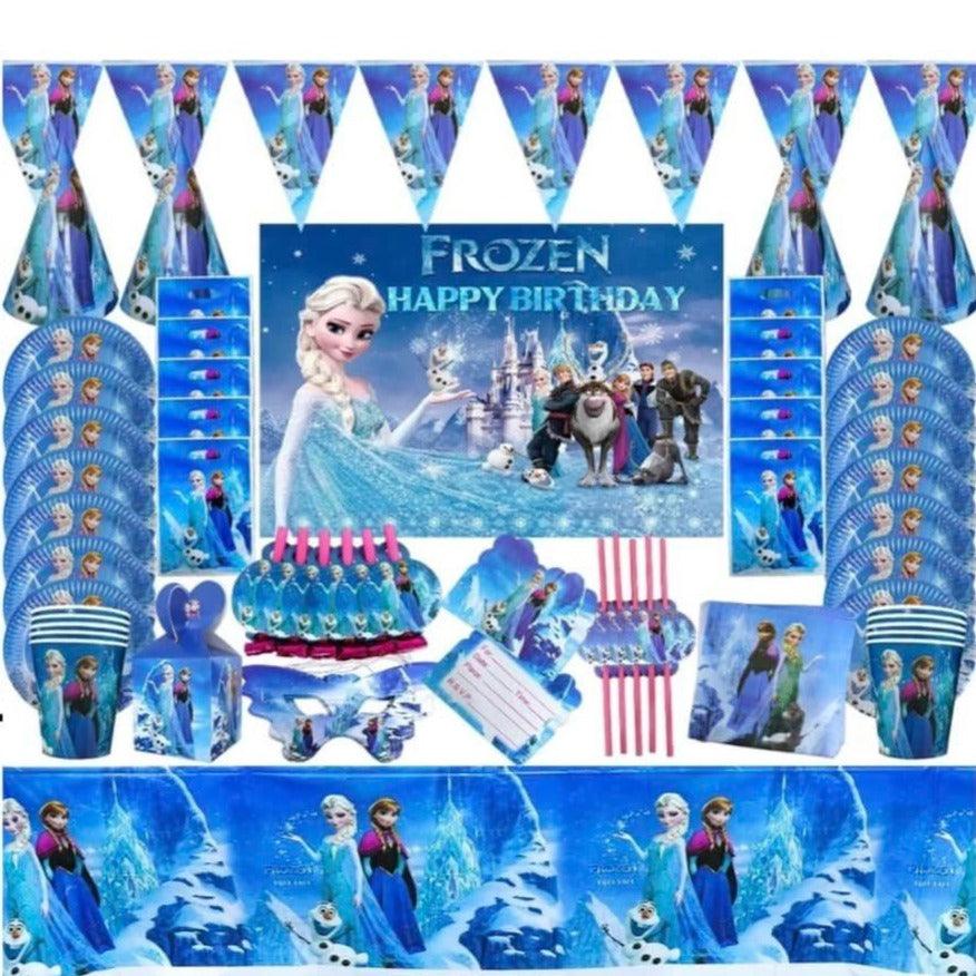 Vaisselle et décorations: reine des neiges - Air 2 jeux Badaboum