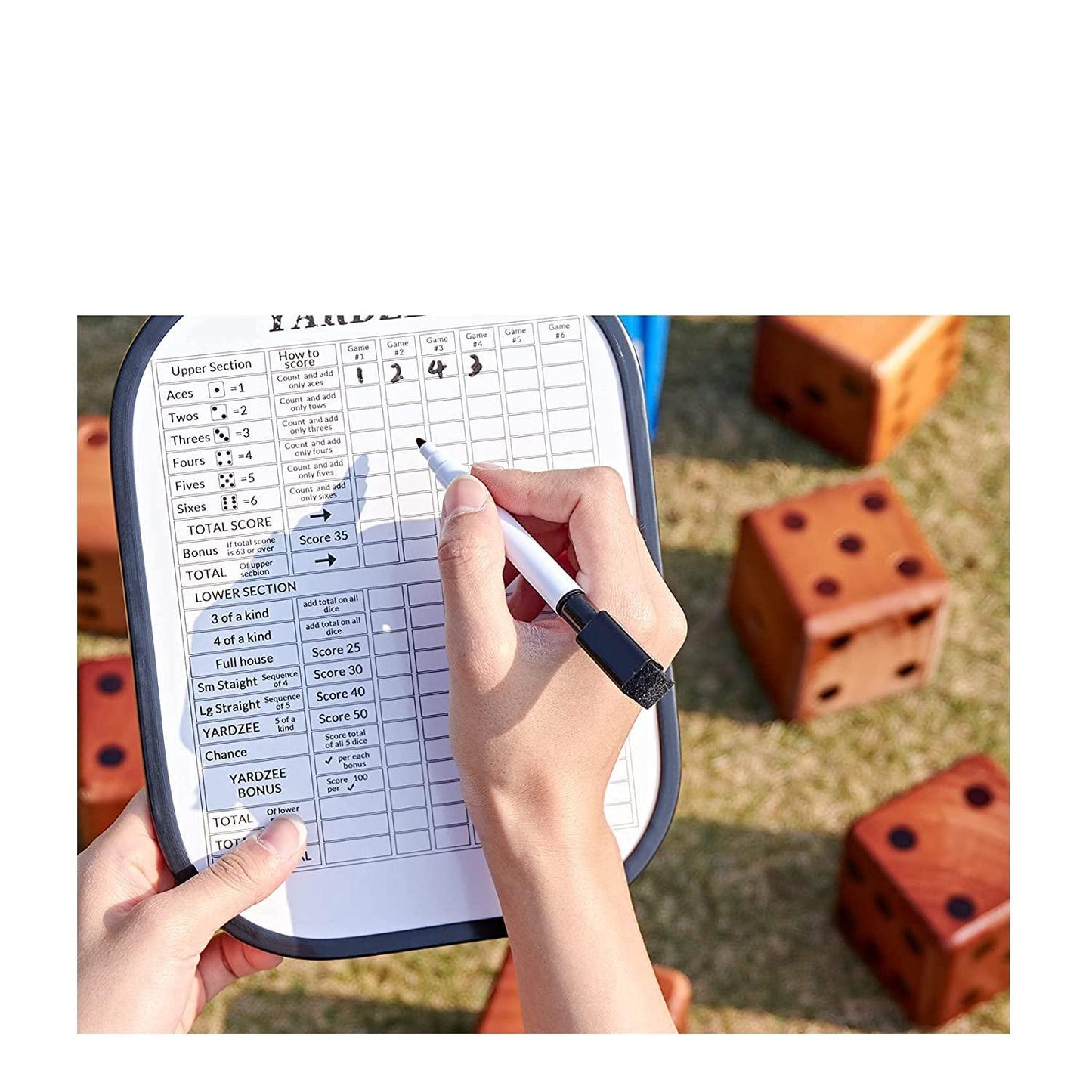 Yahtzee/yum Dés géants - Air 2 jeux Badaboum