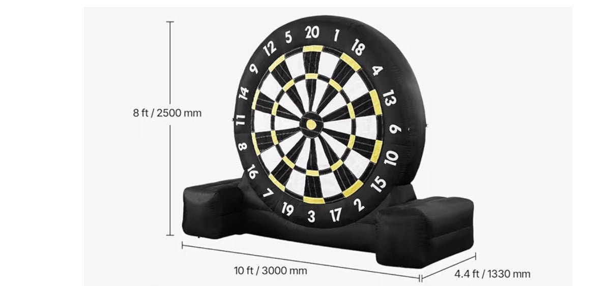 Petit jeu de fléchettes/balles/soccer