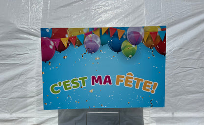 Affiche c'est ma fête